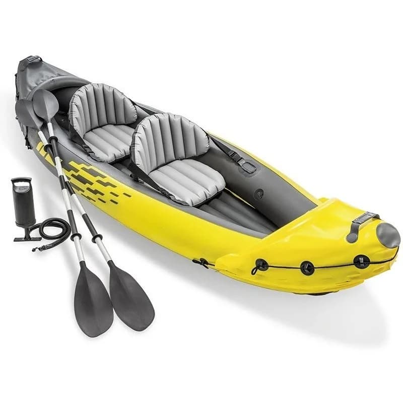 Kayak Gonfiabile per Due Persone da 3m, con Design Aerodinamico, Perfetto per Avventure all'Aperto, Gite sul Lago e Pagaie Estive