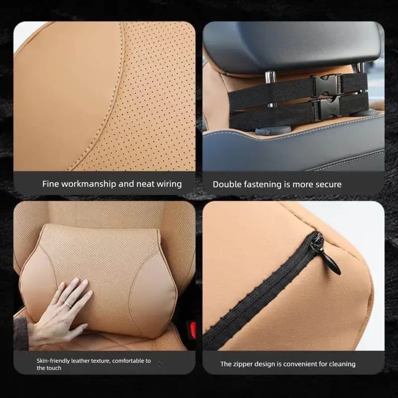 Cuscino per il Collo in Memory Foam e Supporto Lombare per Geely Starray 7, Accessorio per Modifica Interni Auto