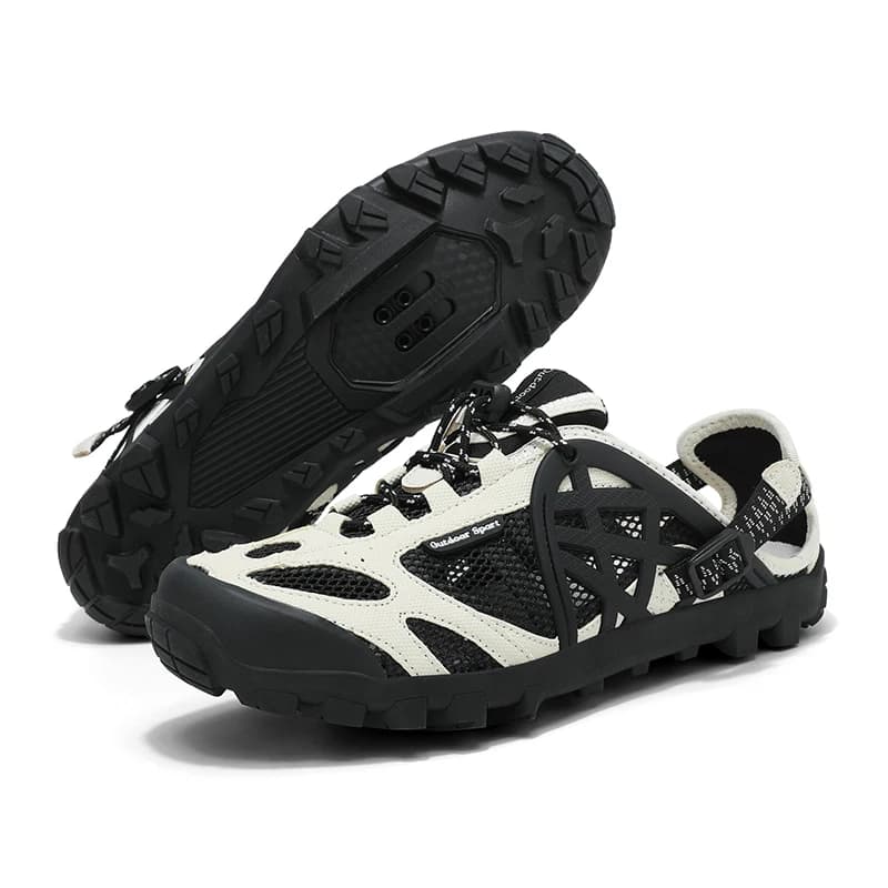 Scarpe MTB TB196 XC da Uomo, Traspiranti per Ciclismo e Trekking, Sneakers Resistenti per MTB, Gravel e Bici da Strada, Tenis Masculino 39-47