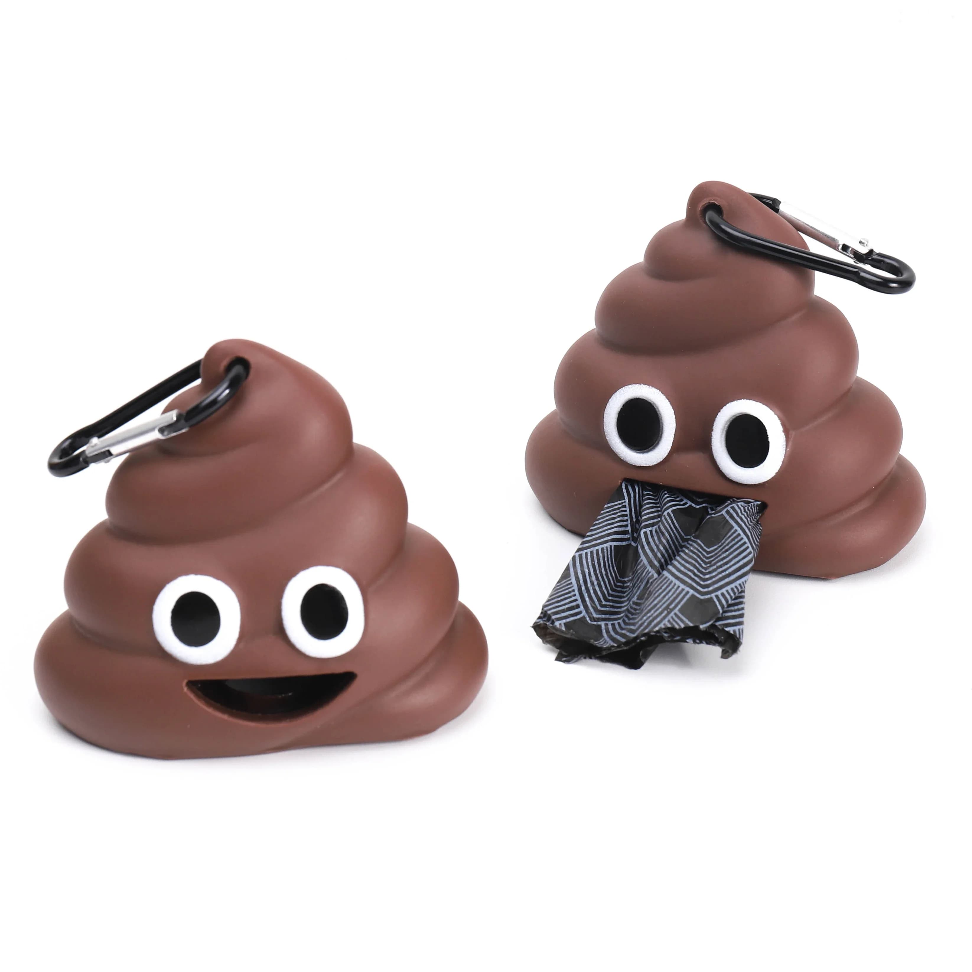 Dispenser per Sacchetti per Escrementi di Cane, Porta Sacchetti per Rifiuti di Animali Domestici, Contenitore Portatile per Sacchetti Igienici per Cani da Esterno
