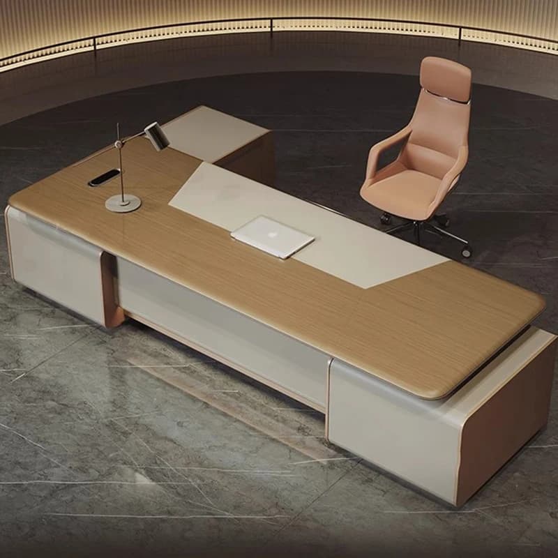 Boss di alta qualità Scrivania cinese Cassetti di design semplici e moderni Armadi per sedie ad angolo Organizzatore unico Mobili per ufficio Escritorio