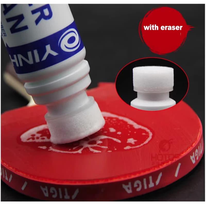YINHE Ping Pong Rubber Wash For Cleaning Powder And Recover Elastic And Hanging Rubber Ping Pong Rack