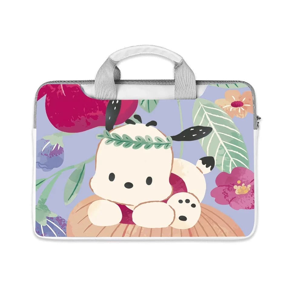 Borsa per Laptop Cartoon Hello Kitty Kurome Pachacco 13 14 15 15.6 16 Pollici per Macbook Computer Borsa a Mano Valigetta Regalo per le Vacanze