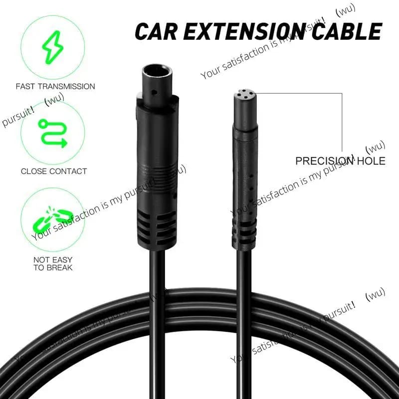 2.5 m extension cable for rear dashboard camera, 4 pins, for trucks, campers, trailers, buses, vans 12V 24V