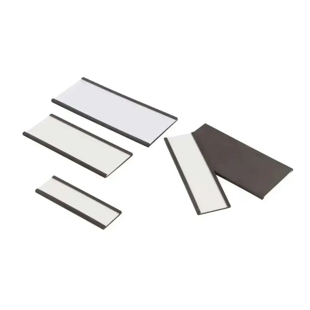Striscia porta etichette magnetica a canale C da 20 pezzi con striscia magnetica in PVC e carta con profilo C larghezza 20 mm 25 mm 30 mm disponibile