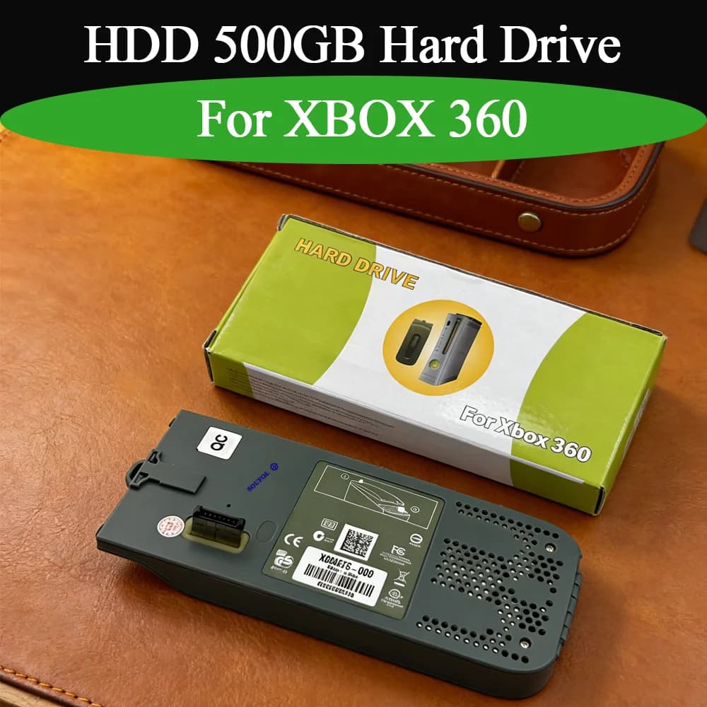 Nuovo Disco Rigido Esterno HDD da 500GB per Xbox 360 - Parte di Ricambio per Riparazione Disco Rigido per Accessori Gaming Xbox 360 Fat