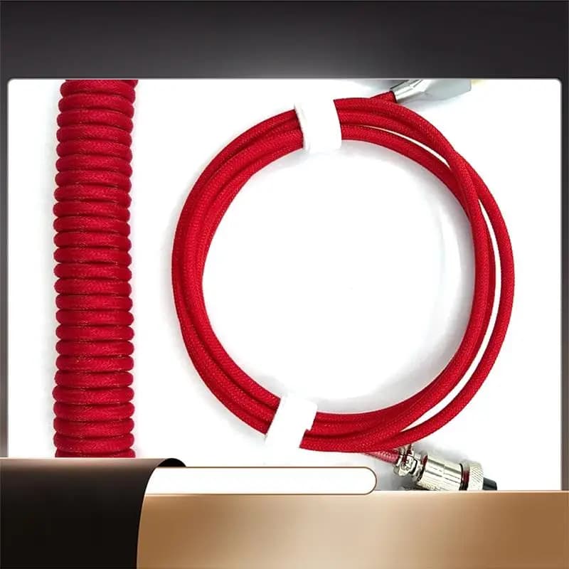 Cavo a spirale per tastiera meccanica Cavo dati da tipo C a USB Cavo per tastiera da gioco Cavo per tastiera meccanica-N35R