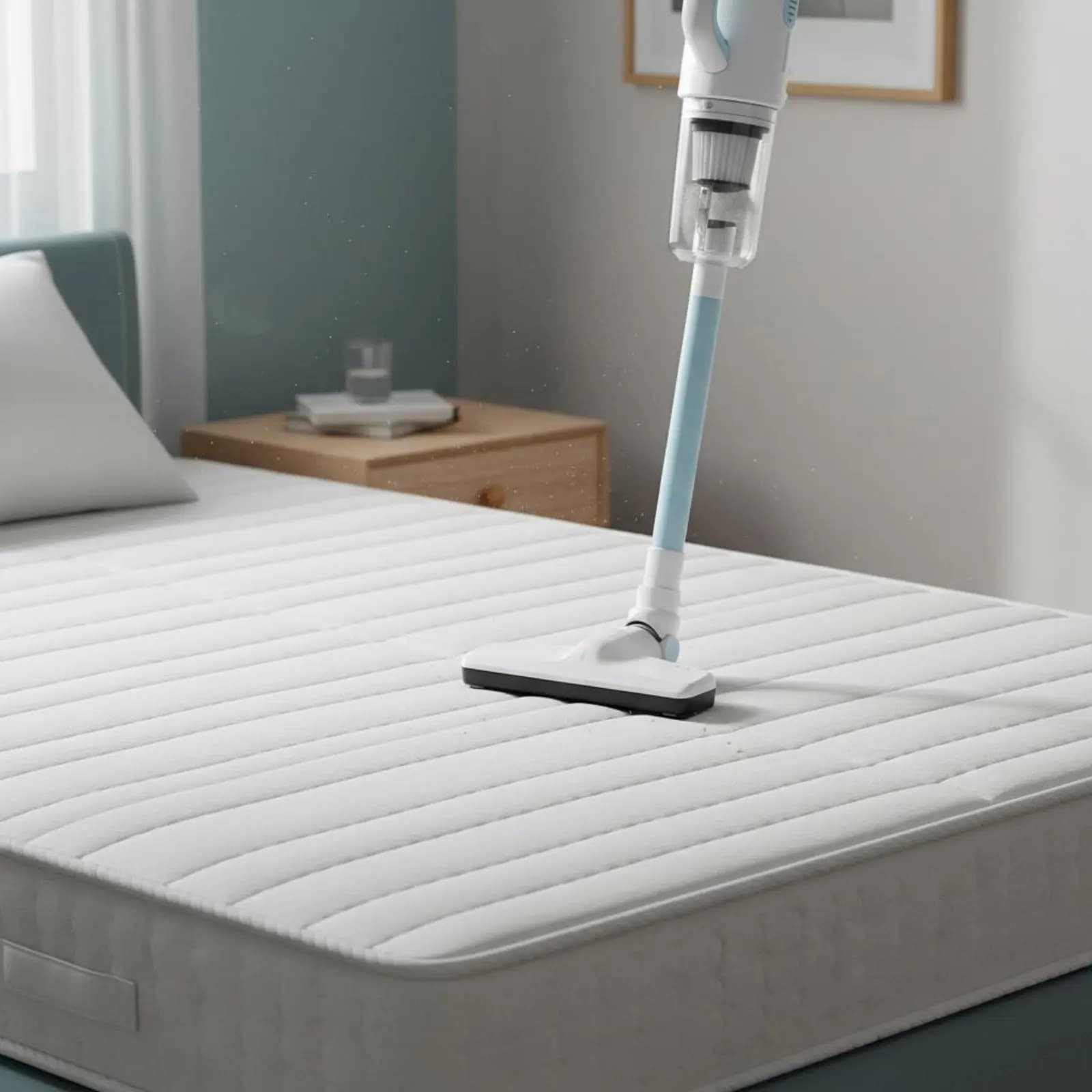 Multifunction Battery Wireless Portable Vacuum Cleaner with Transparent Powder Container, Ideal for Carpets