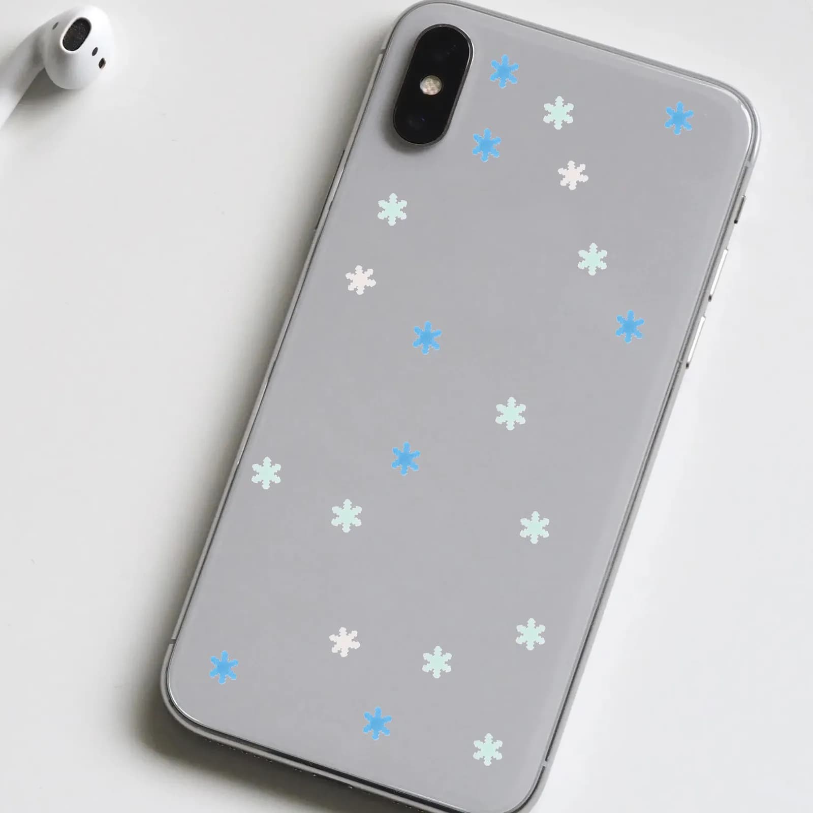 100G DIY Nail Art Slice Decorations Snowflake Shape Polymer Clay Charms for Manicure Nail Decoration Fashionable Lightweight