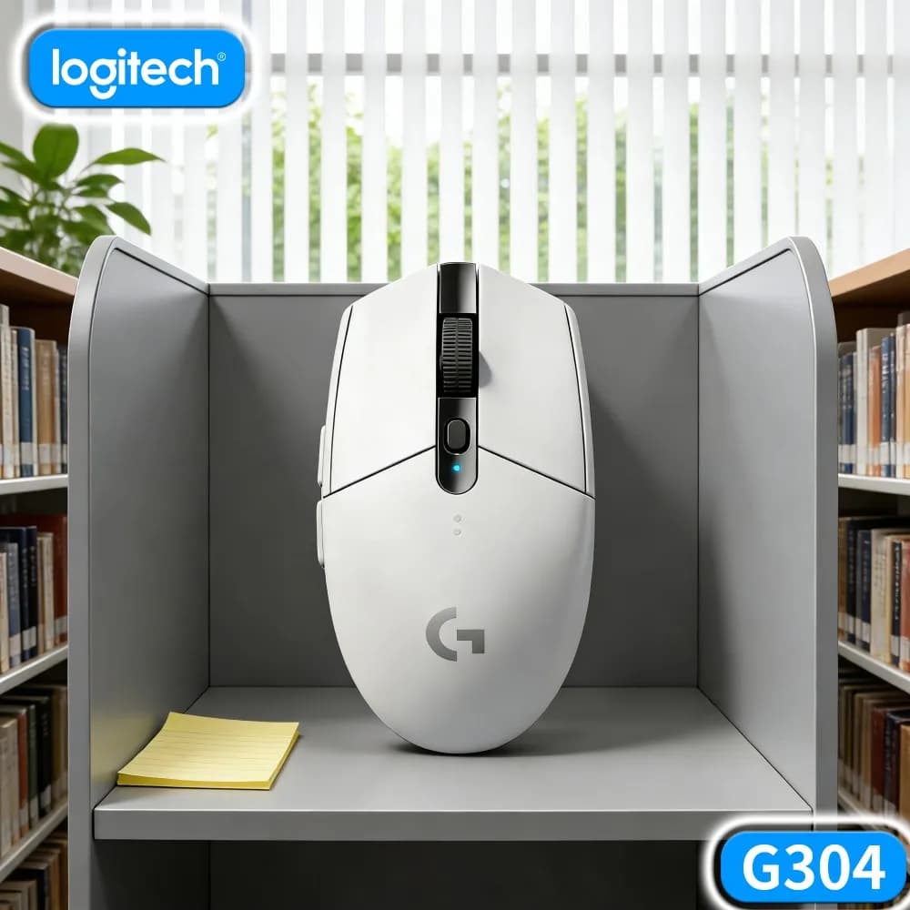 Logitech G304 LIGHTSPEED Wireless Gaming Mouse Stable Cursor Output Even Without Dedicated Pad Mat Accessory