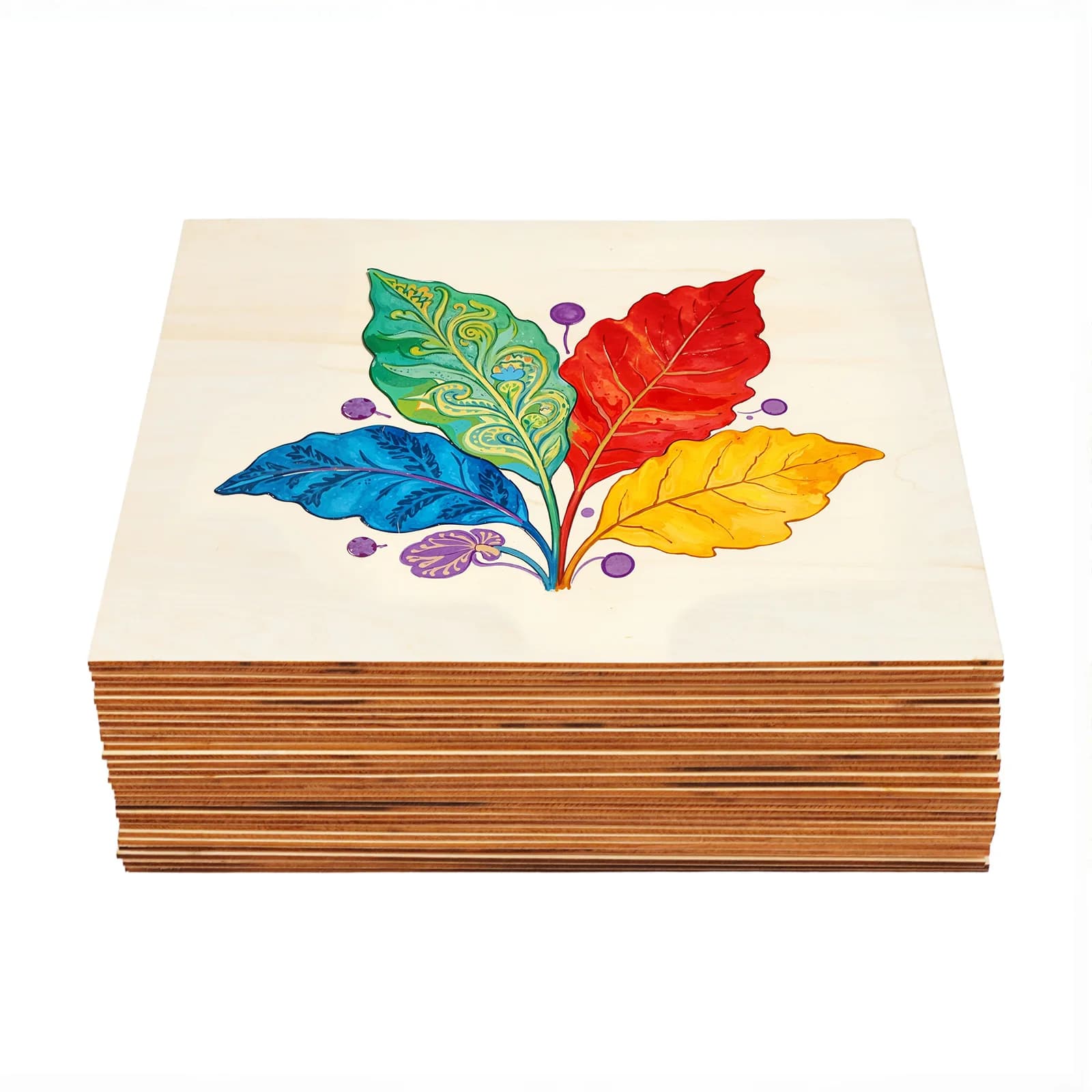 30Pcs 3mm Basswood Sheets 30x30cm Smooth Burr-free Square Wood Boards Multi-layer Composite High Toughness Moisture Resistant