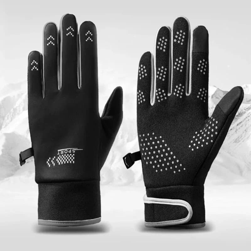 Guanti da Ciclista con Touchscreen, Invernali, Caldi, Impermeabili, Antivento, Guantes De Trabajo Hombre, in Velluto