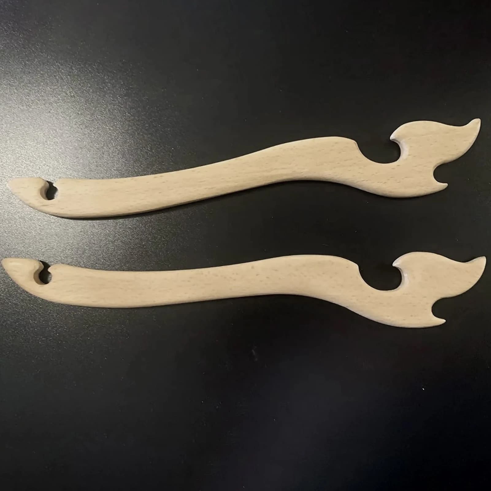 Estrattore per Griglie da Forno in Legno Premium con Manico Resistente al Calore per Forni da Cucina e Friggitrici ad Aria - Accessorio Essenziale per la Cottura