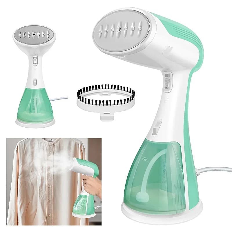 1500W Handheld Steamer for Clothes, 30s Heat-up, Portable Garment Wrinkle Remover, Travel/Home Use, Fast Steam Iron