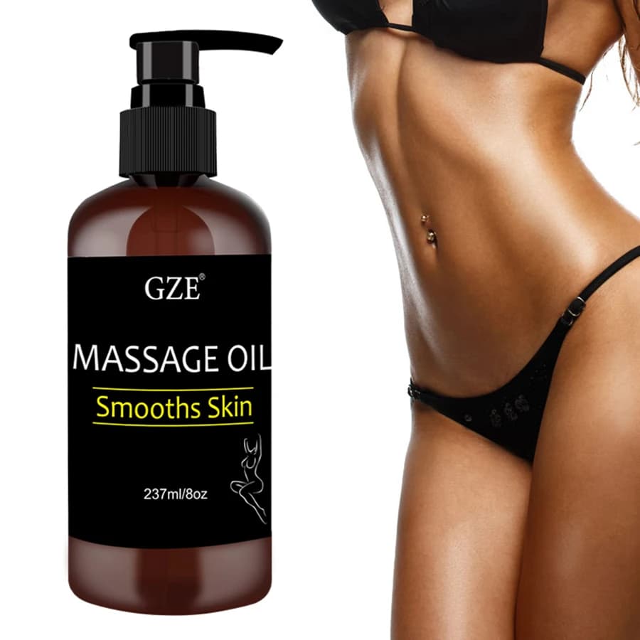 GZE Smooth the body Massage oil for infusion skin with collagen and stem cells Skin strengthening Hydrating Radiant Body cleaning