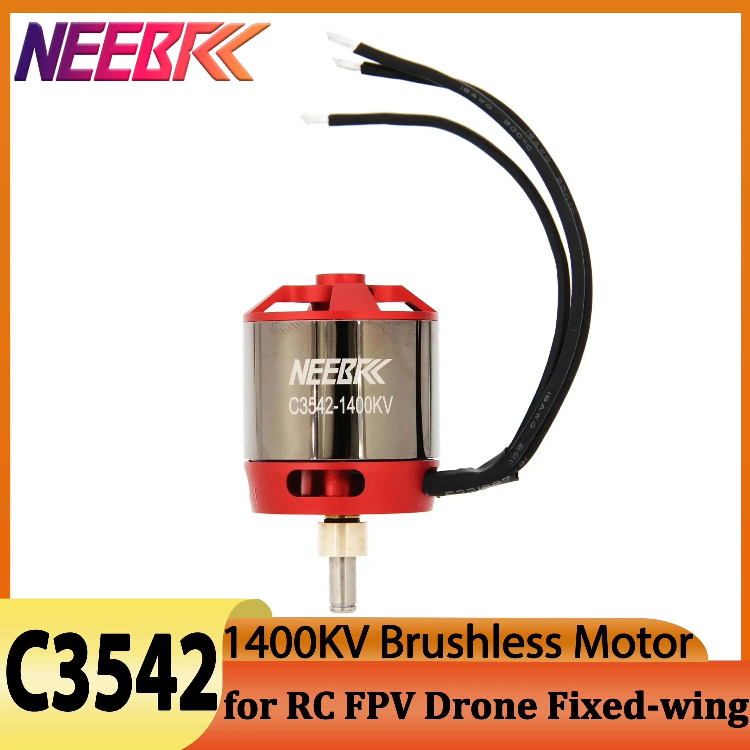 1/2/4PCS 3542 920KV 1400KV Outrunner Motore Brushless 2-4S per RC FPV Drone Aliante ad ala fissa Aereo Warbird Quadcopter Liftoff