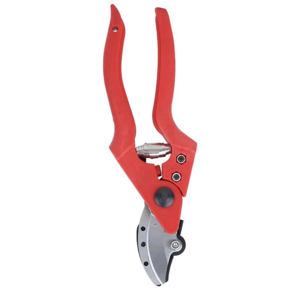 Professional Red Pruning Shears Hand Operated Sharp Blade Garden Scissors Manganese Steel Ergonomic Handle Bonsai Pruner