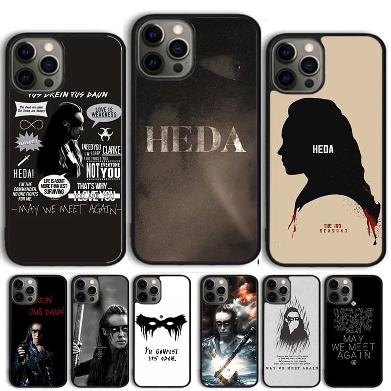 The 100 Heda Lexa Phone Case Cover For iPhone 17 Air 15 16 11 13 14 Pro Max 12 Plus Max Fundas