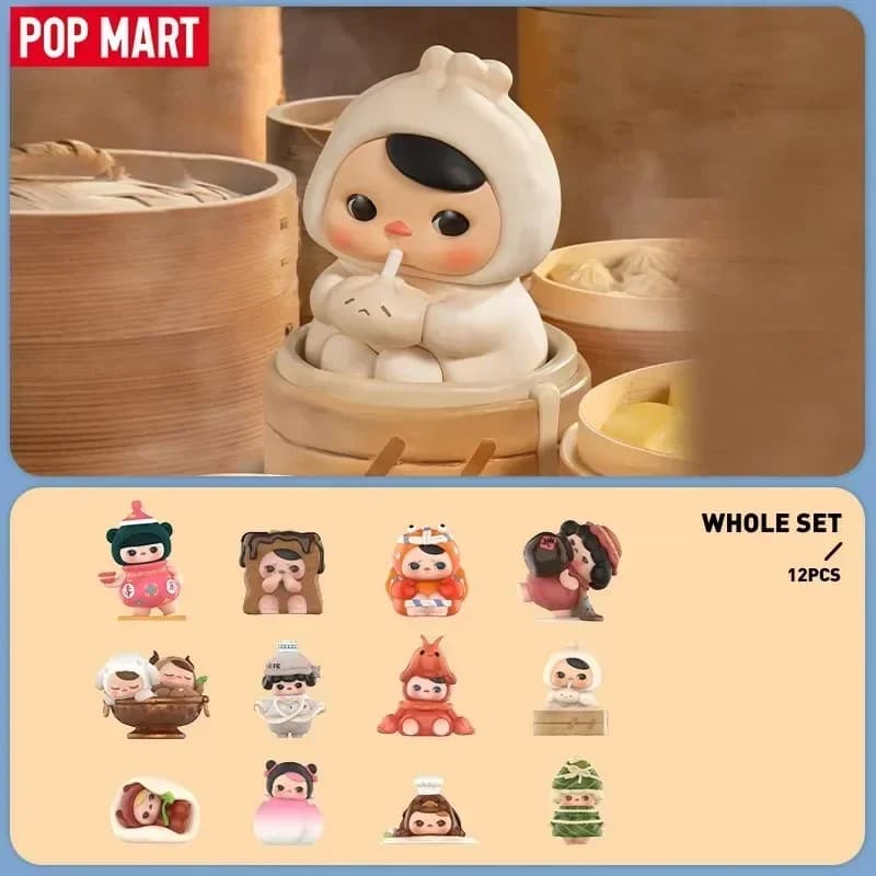 POP MART PUCKY The Feast Series Trendy Blind Box Guess Bag Original Toys Doll Action Anime Ornaments Collection Mystery Box Gift