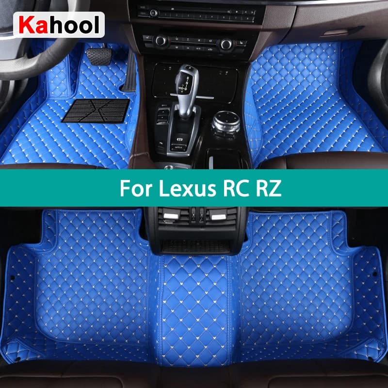 Tappetini Auto personalizzati KAHOOL per Lexus RC RZ RC200t RC300 RC300h RC350 Auto tappeti piede Coche Accessorie