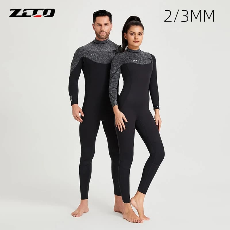 Muta Subacquea Integrale in Neoprene 2/3MM per Uomo e Donna, per Caccia Subacquea, Pesca Subacquea, Nuoto, Immersioni, Snorkeling, Kayak, Drifting