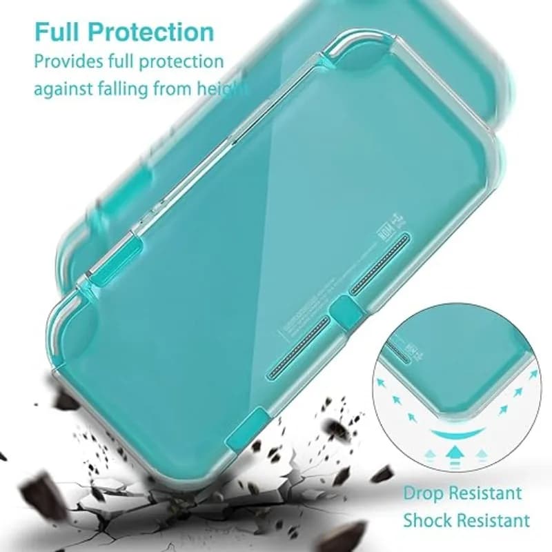 Custodia protettiva antigraffio per console di gioco Custodia protettiva in TPU trasparente per Switch Lite