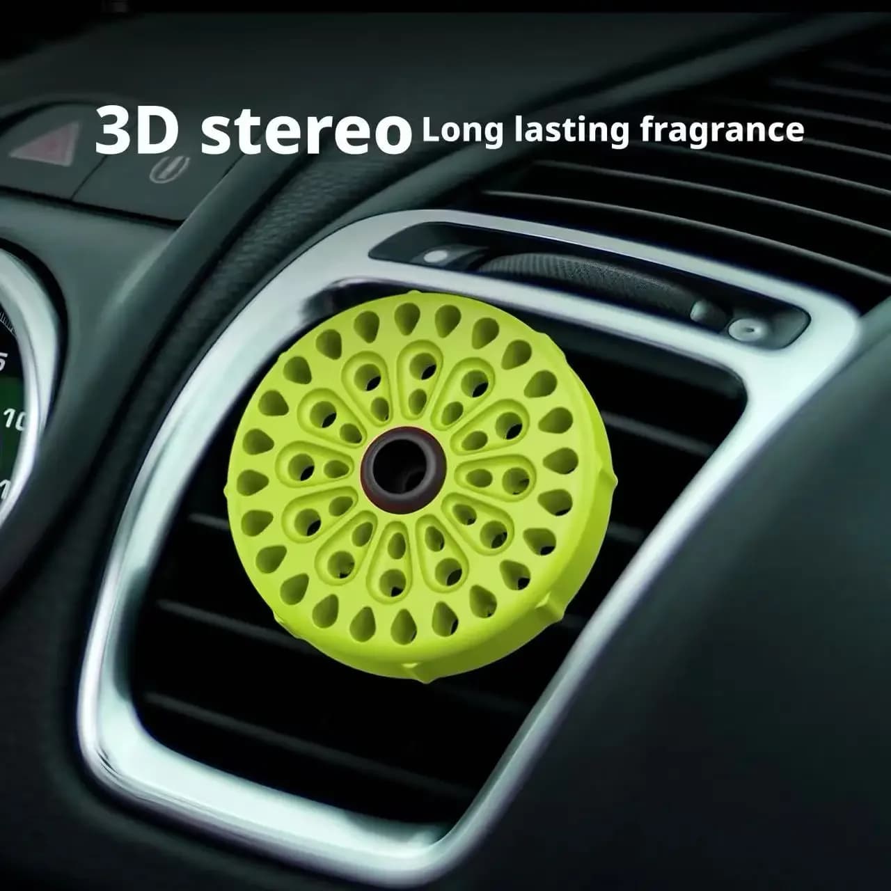 Deodorante per auto di lusso con clip per presa d'aria, profumo solido, rimozione degli odori, fragranza a lunga durata, accessori per interni auto per donne e uomini