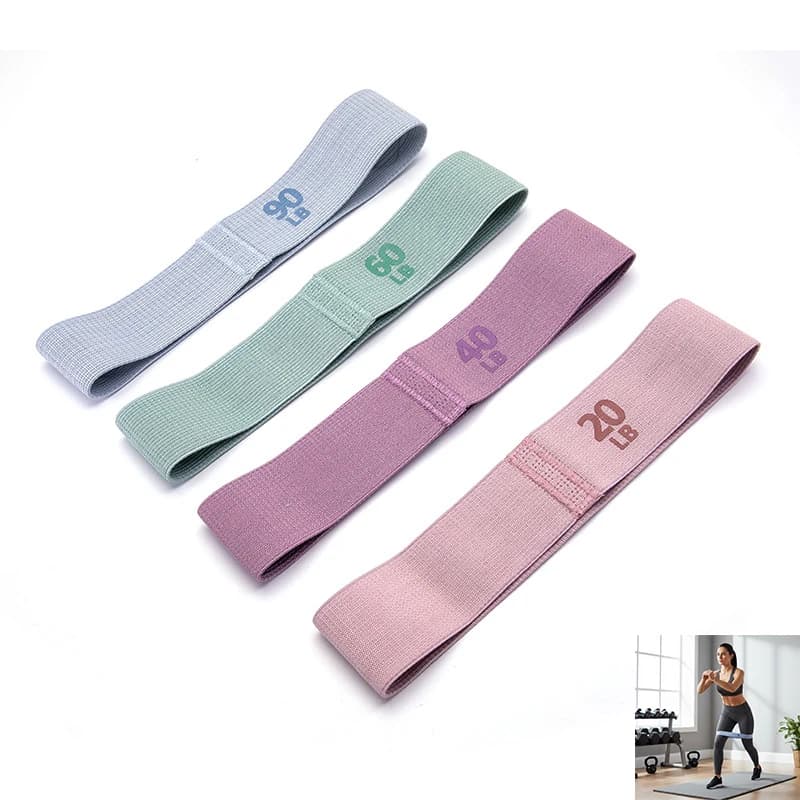 Fascia Elastica Antiscivolo per Yoga e Allenamento Glutei, Banda di Resistenza per Tonificazione Glutei e Stretching Gambe, per Allenamento a Casa e in Palestra
