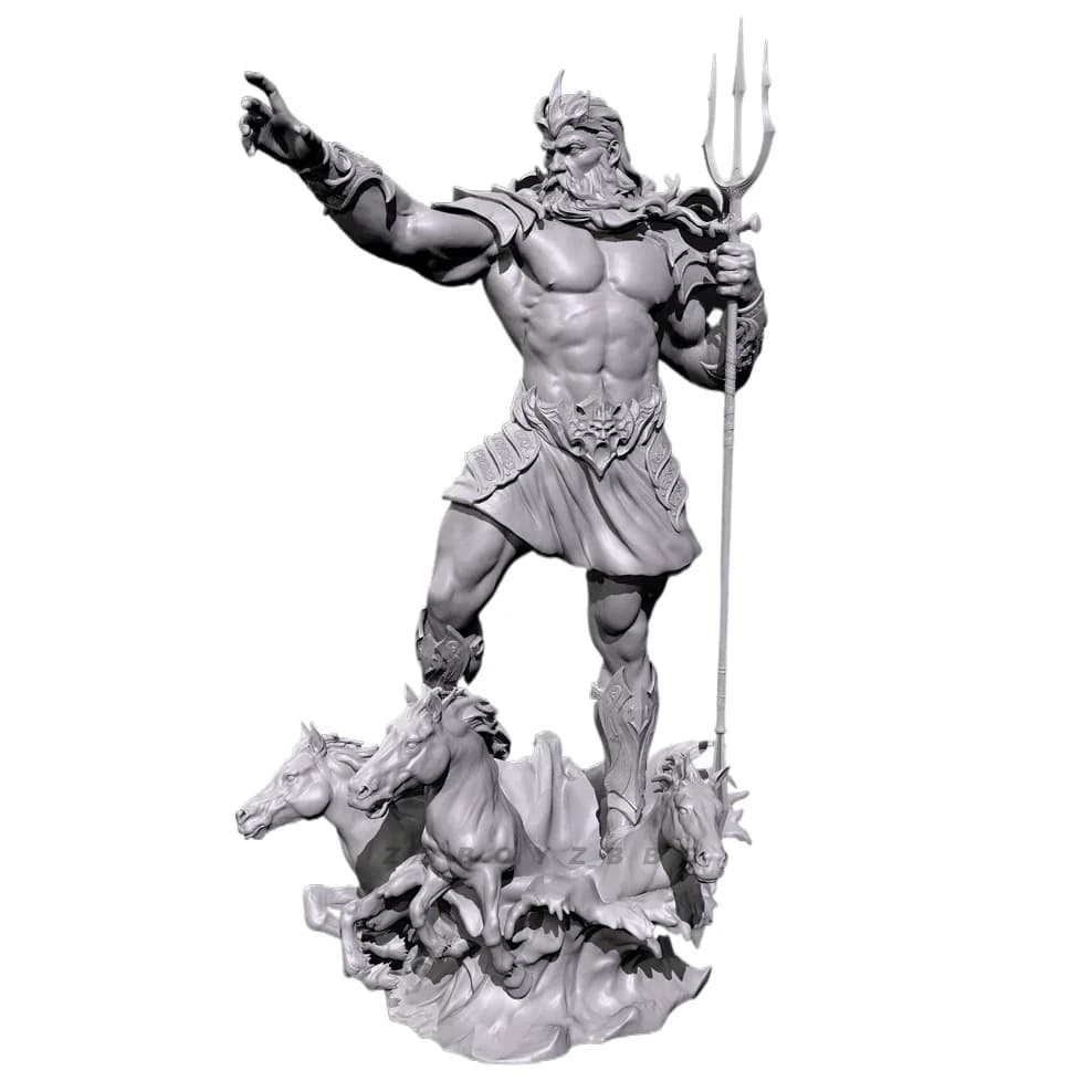 L'altezza dell'uomo 50mm 75mm 90mm Kit modello in resina figura incolora e stampa 3D autoassemblata TD-7171/3D
