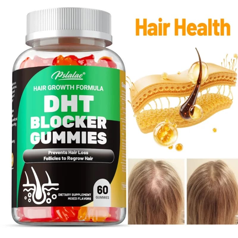 DHT Blocker Inflatable Cartoons - Hair Growth Supplement, for hereditary hair thinning - for men and women - 60 pieces