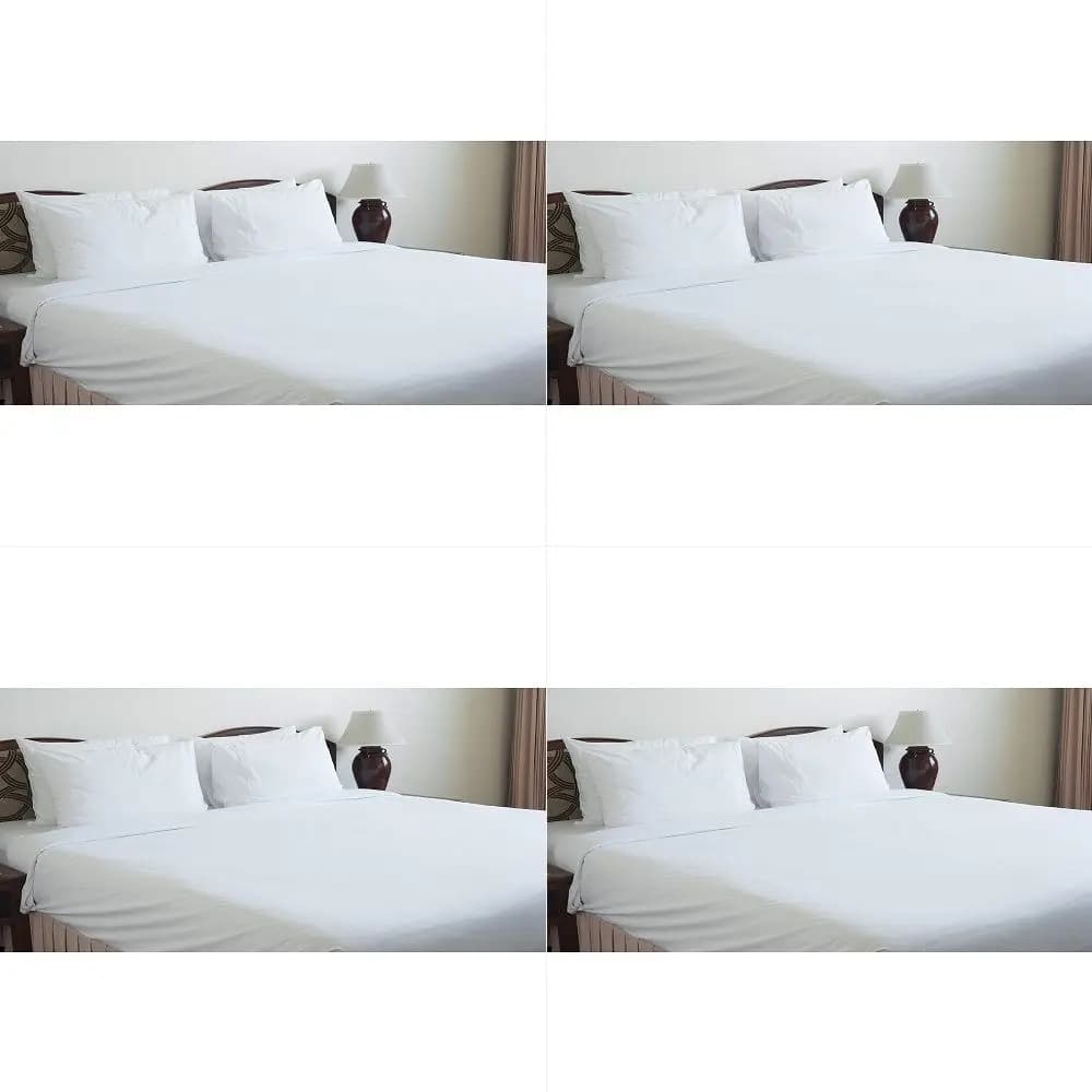 Twin Flat Sheets White T130 66x104 Inch 48Sheets Hotel, Bed amp Breakfast, Condo, Rentals, Home, Hospitals, Churches, Retiremen