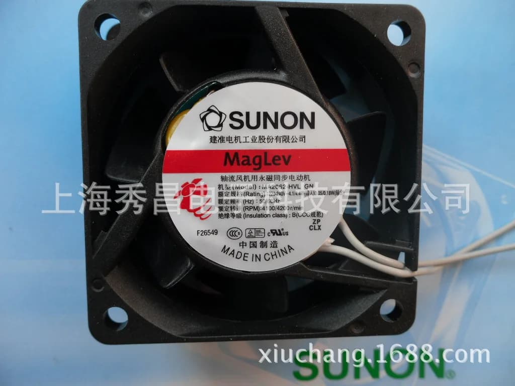 Nuovo Ventilatore SUNON MA2062-HVL.GN 6025 220V ad Alto Flusso d'Aria con Cuscinetto a Levitazione Magnetica per SUNON