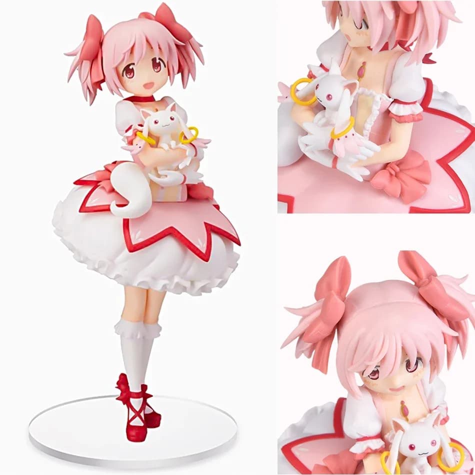 18 centimetri Anime Magikano Puella Magi Madoka Magica Figura PVC Modello di Bambola Decorazione Del Desktop Action Figurine Raccolta di Giocattoli Regali Per Bambini