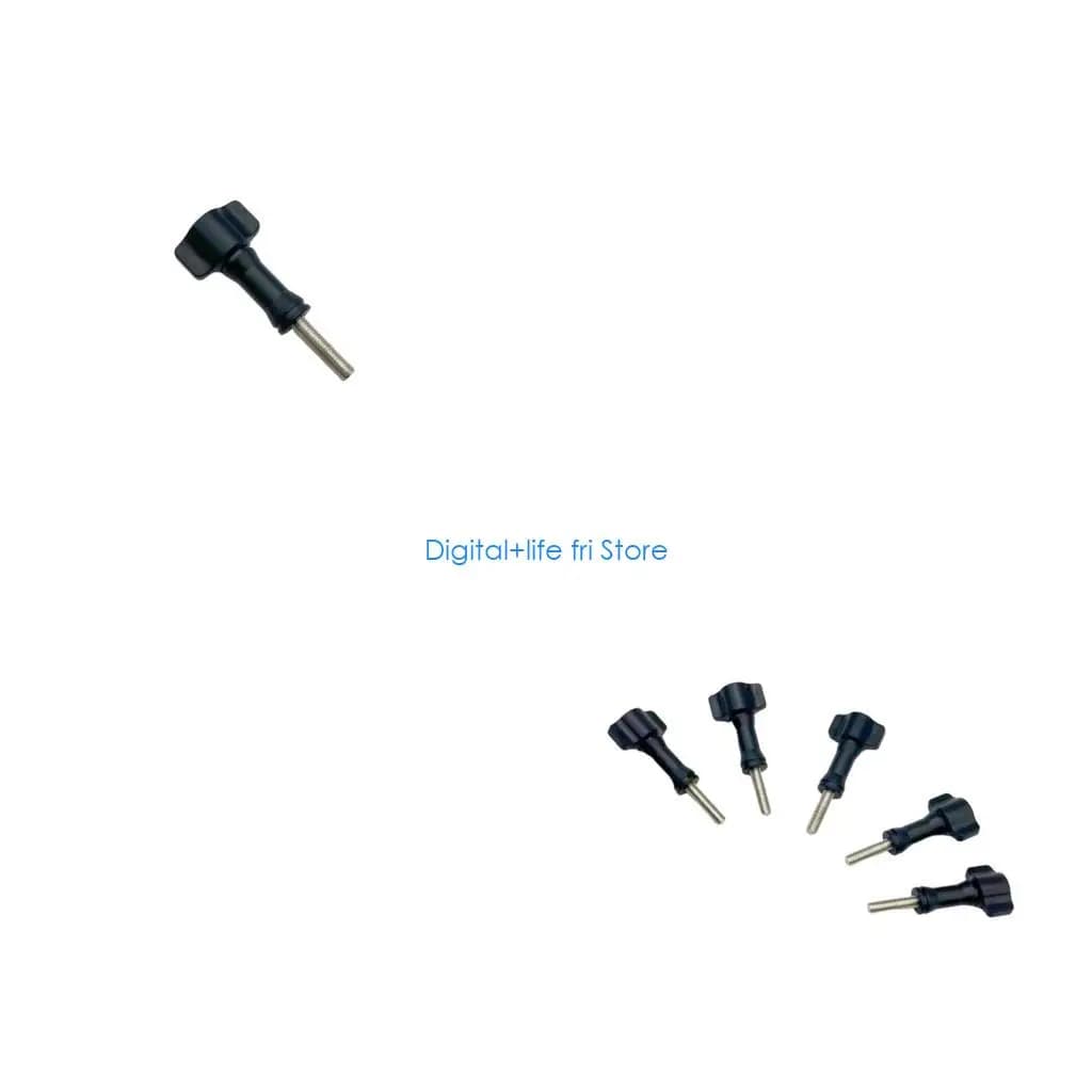 E06D 5Pcs Thumb Screw with T Head Stainless Bolt for Outdoor Action Camera Mounting Secure Attachment