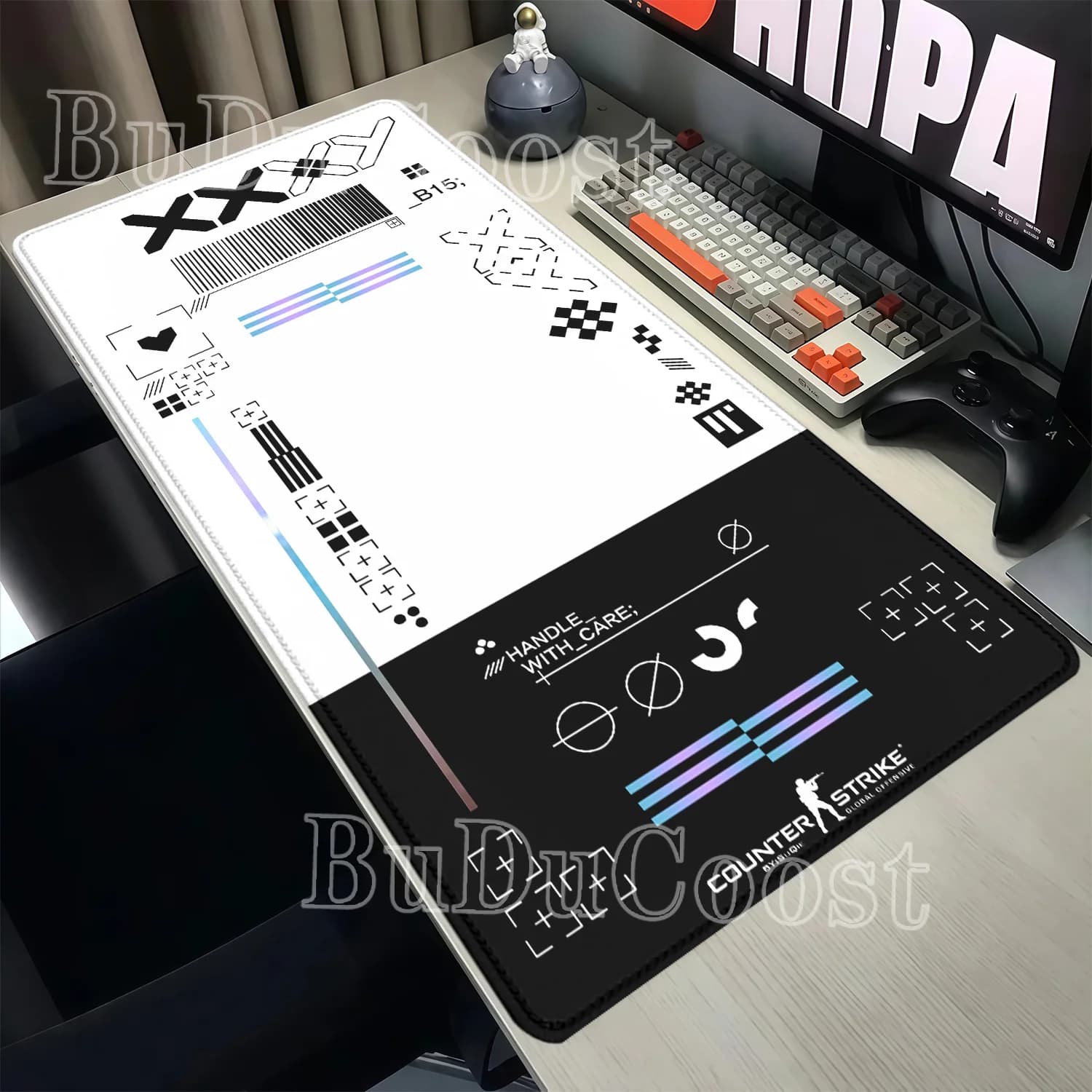HD Printing CSGO Larger Mouse Pad Non-slip Base Anime Rubber Carpet Gaming Mousepad Computer Office Accessories Esports Desk Mat