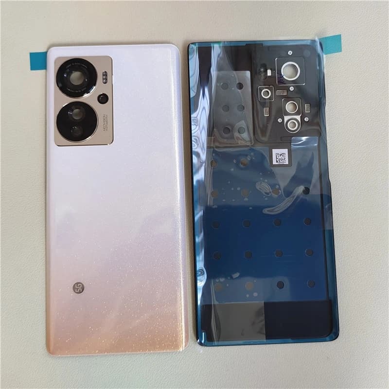Glass Back Battery Cover For ZTE Axon 40 Pro Housing Lid Rear Door Case With Camera Frame Lens