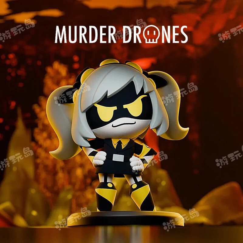 Inorganic Killer Figure Merch Portachiavi Display Doll Pin Badge Toy Cyn e Uzi Official Glitch Goods