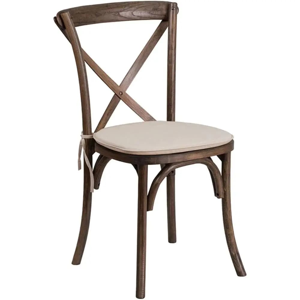 Vintage American Wooden Chair Stackable with Bearing