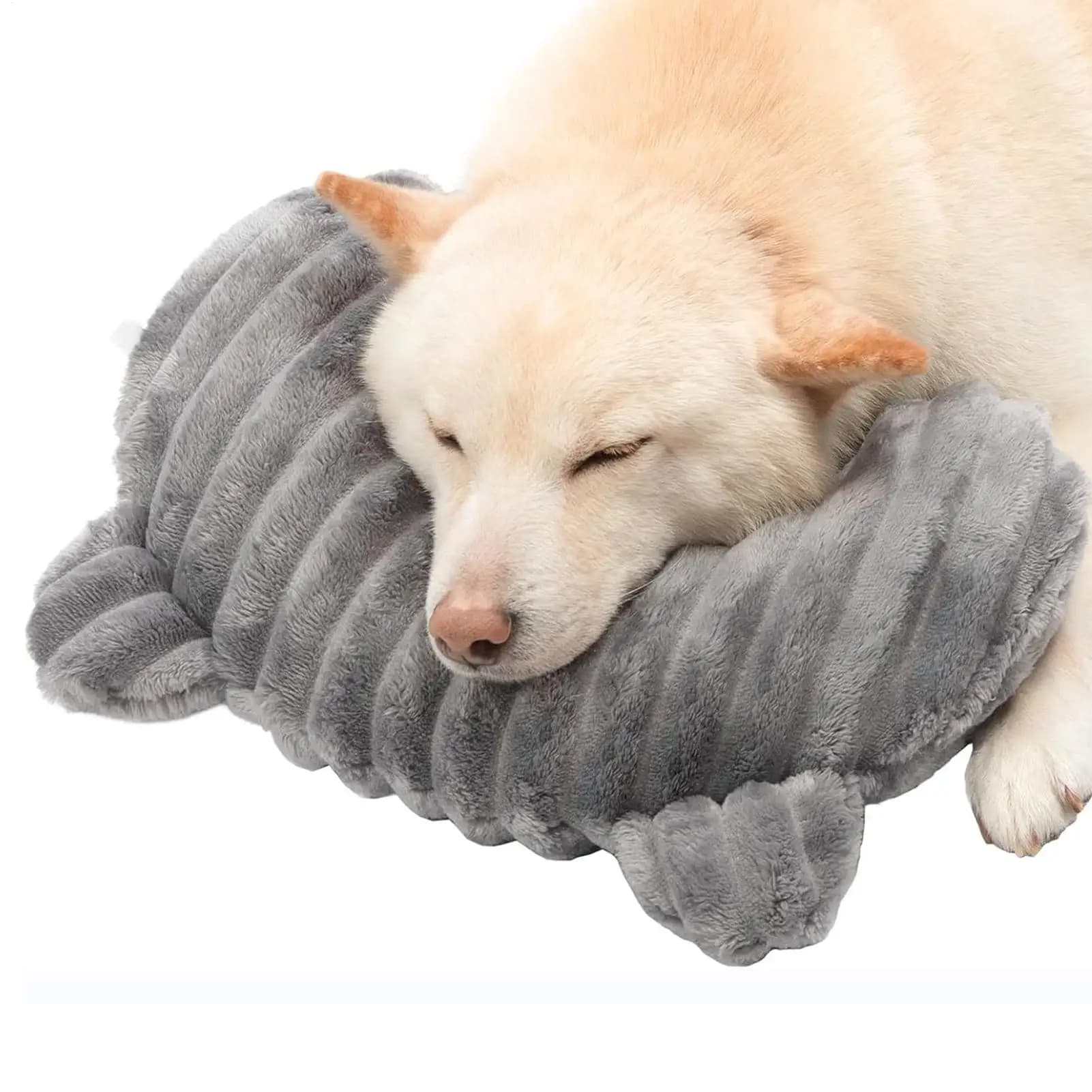 Cuscini per cani, cuscino calmante lavabile per il collo degli animali domestici, cuscino calmante per cani per divano, cuccia, gabbia, cuccia a nido, cuccia a forma di nuvola, cuscino da comodino