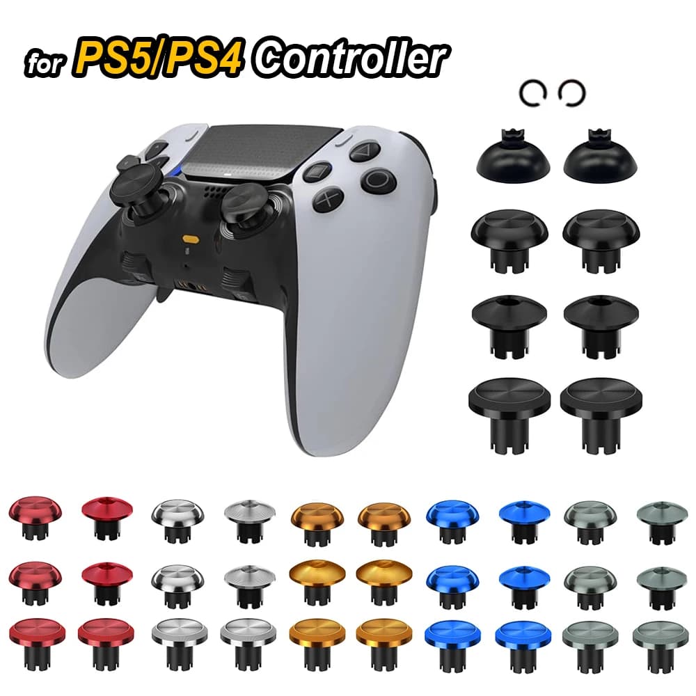2024 NUOVI levette in metallo per pulsanti controller PS5 PS4 parti di accessori di ricambio per joystick analogico 3D