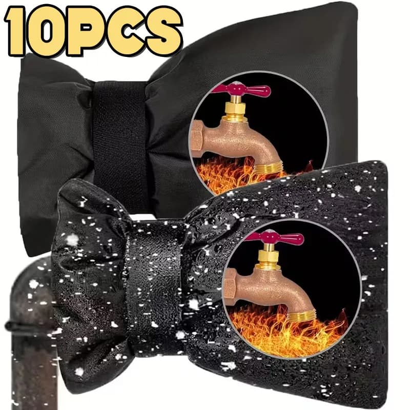 Winter Outdoor Faucet Insulation Sleeve Cover for Garden Tap Anti Freezing Reusable Protector for Hose Bib in Cold Weather