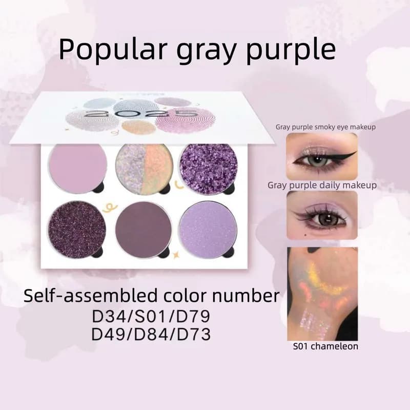 Palette Shadows WOSUPRE Six Colors Effetto Opaco Camaleonte - Makeup Eyes Recommended for Beginners and Influencer - Bestseller