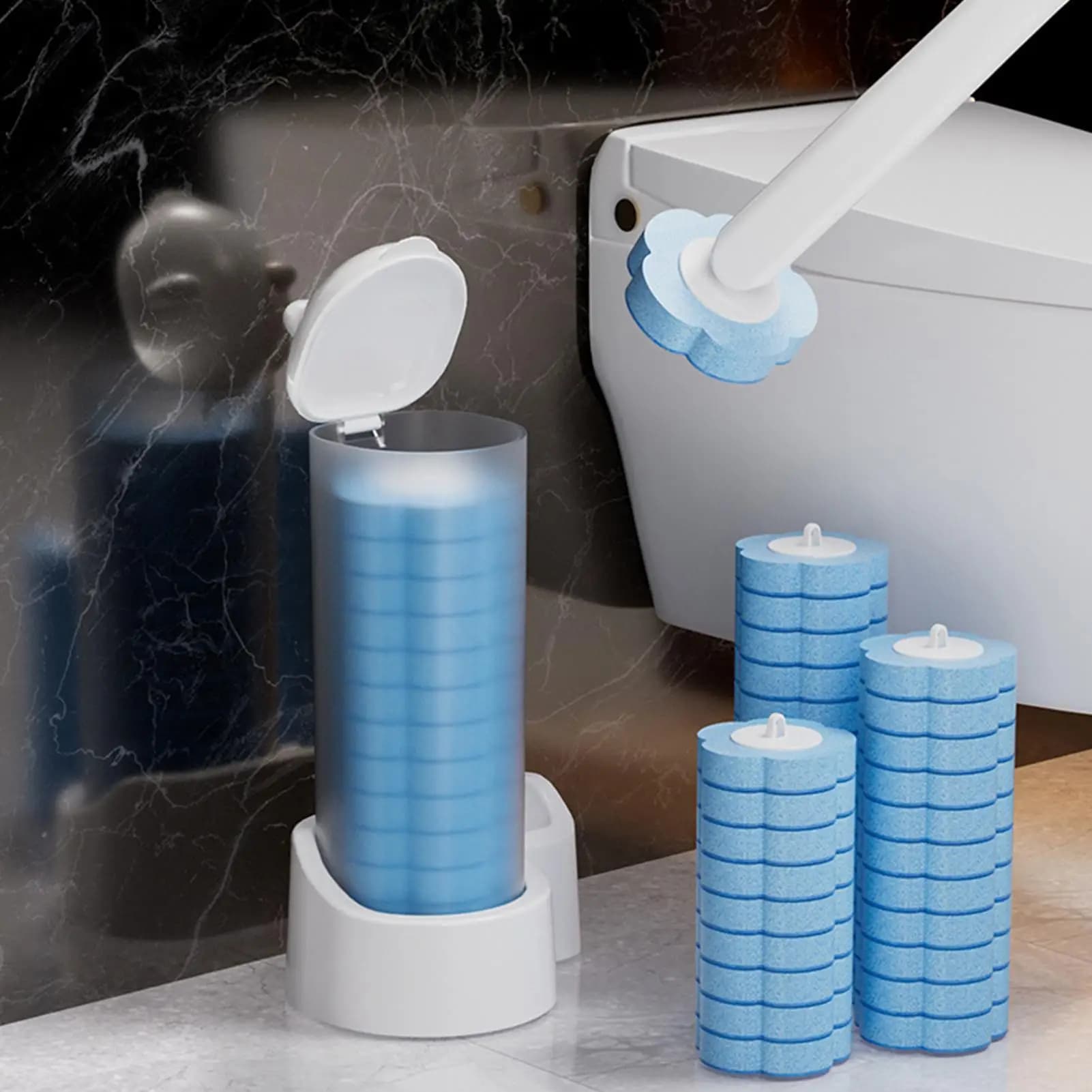 Spazzole per WC Spazzola per WC Spazzola per rimozione resistente Scrubber per bagno domestico Garage Doccia Lavandino Pavimento
