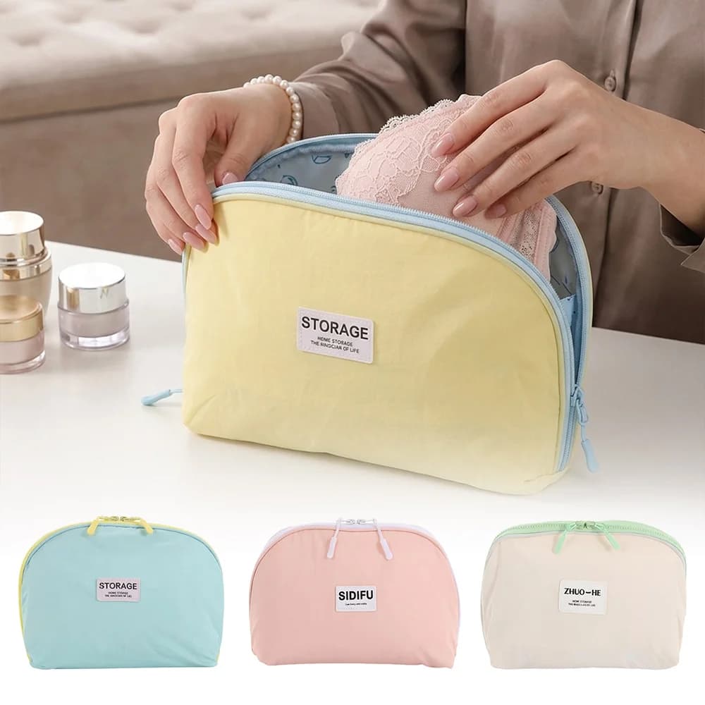 Multi-purpose Underwear Storage Bag Compression Function Portable Travel Organizer Three-in-One Set Lightweight