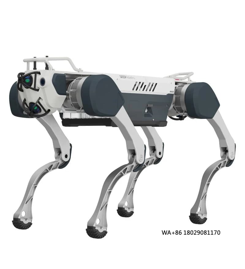 Ottieni l'intelligenza artificiale per l'educazione e l'intrattenimento, telecomando, cane robot adulto quadrupede in metallo intelligente Go2
