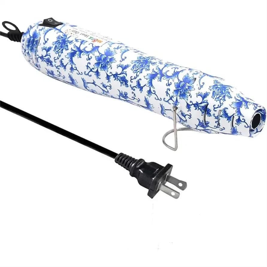 Pistola Termica per Artigianato, Strumento Elettrico da 300W con Cavo da 2m e Ugello per Asciugatura di Vernice Acrilica e Uso Multiuso