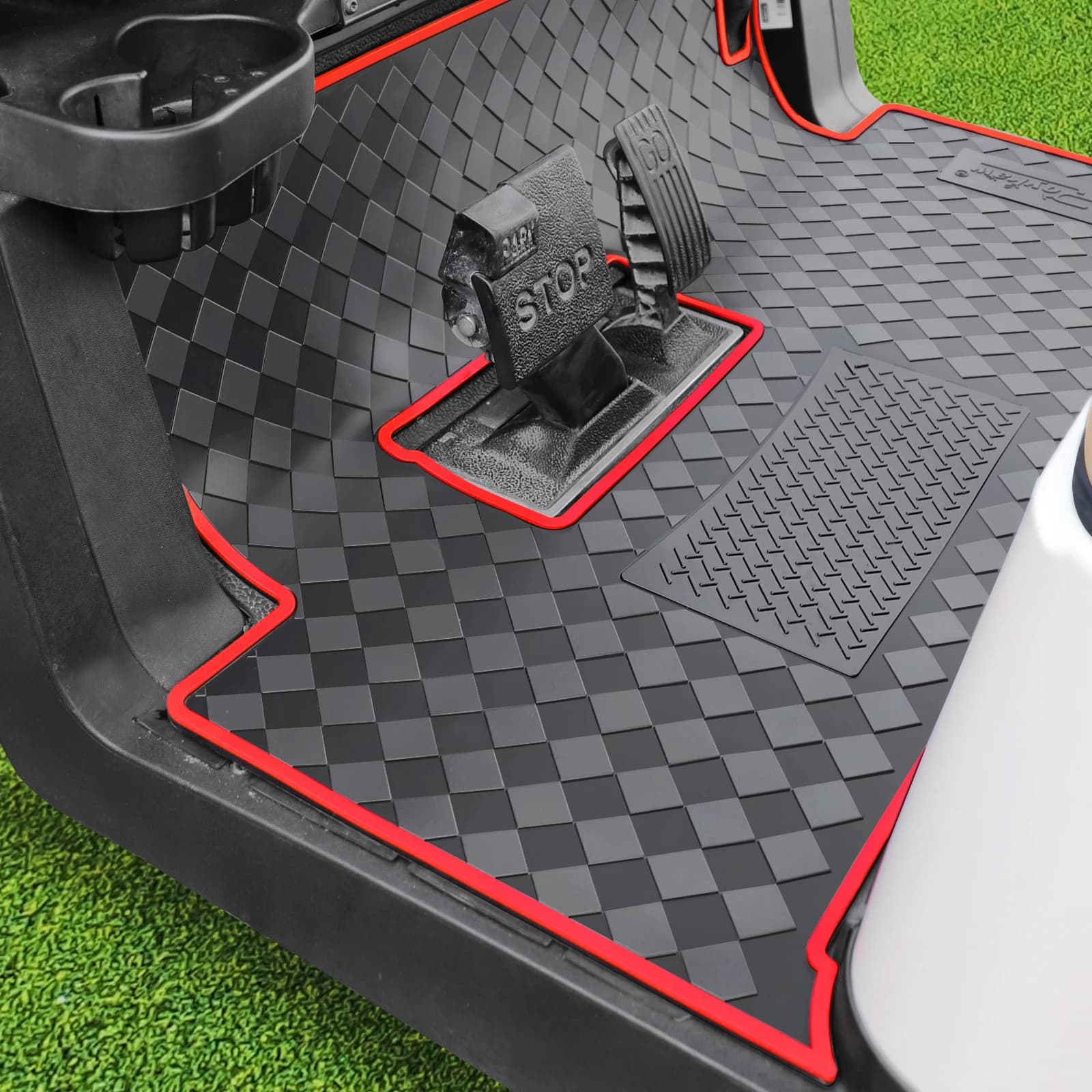 Roykaw Tappetino per carrello da golf Fodera da pavimento a copertura totale per Club Car Precedent Onward & Tempo (2017-2022), Villager & V4L (2019-2022)