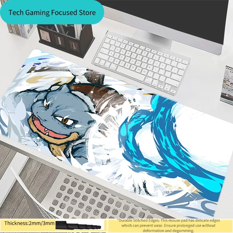 Tappetino per mouse Pokemon Squirtle Kawaii Accessori da gioco Notbook Computer Speed Mini Pc Office Laptop Tappetino per tastiera Tappetino per mouse