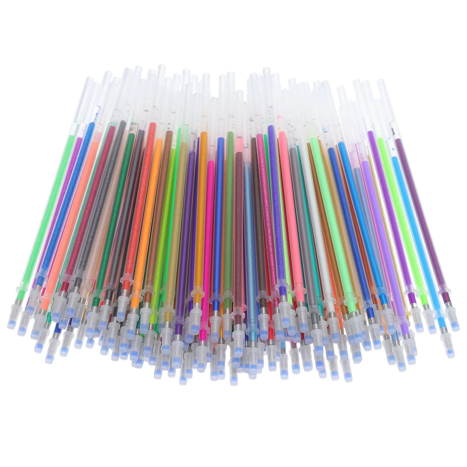 120 pezzi ricariche per penne gel colorate inchiostro neon glitter pastello multicolore per scrapbooking disegno scrittura liscia da 08 mm