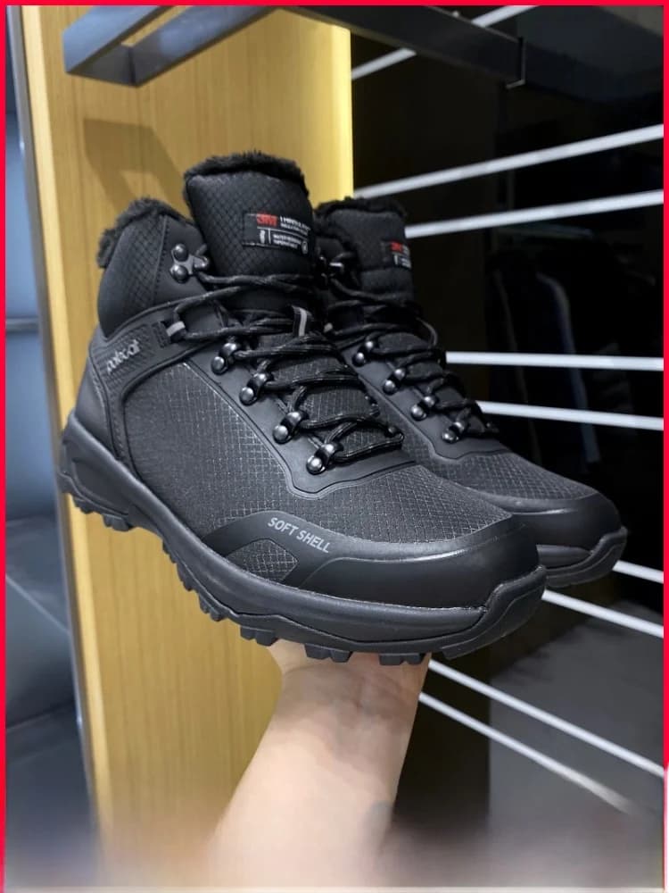 Stivali Invernali di Alta Gamma Anti-Freddo 30 ℃ Scarpe casual alte da escursionismo Snowy Cotton, calde, resistenti a ghiaccio e neve, per esterni